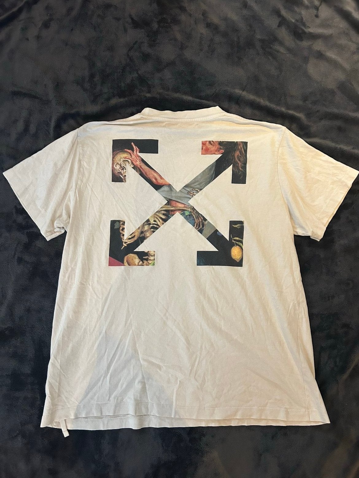Off-White Angel White Shirt, Kleding | Heren, T-shirts, Zo goed als nieuw, Maat 48/50 (M), Wit, Ophalen of Verzenden