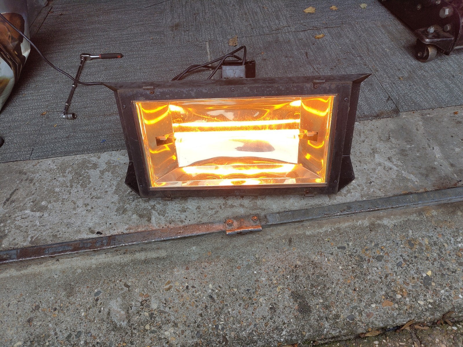 terras verwarmer, Tuin en Terras, Ophalen, Zo goed als nieuw