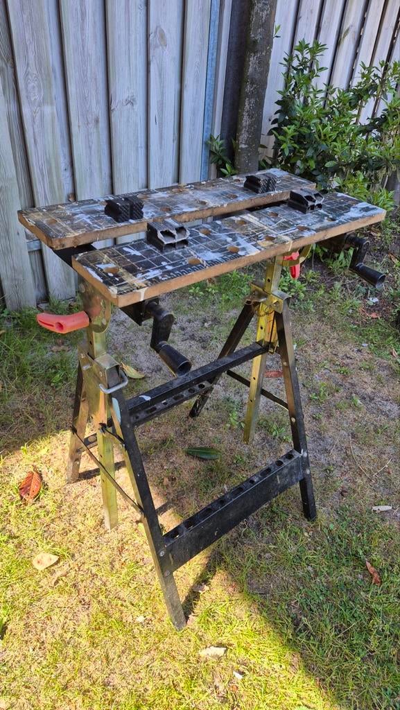 Werkbank Werkmate - Inklapbaar en Compact, Ophalen, Gebruikt, 70 tot 120 cm, Inklapbaar