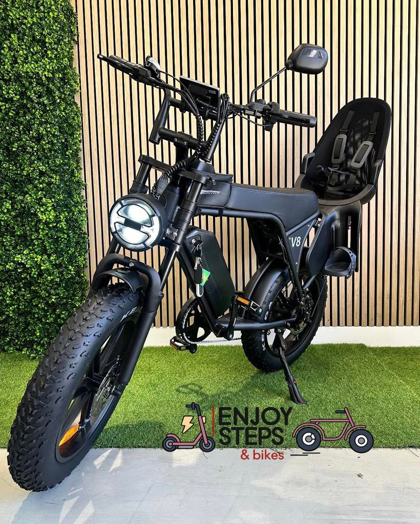 Nieuwste Ouxi V8 Fatbike Incl. Alarm, Gps, Nfc, Met Garantie, Fietsen en Brommers, Elektrische fietsen, Nieuw, Overige merken