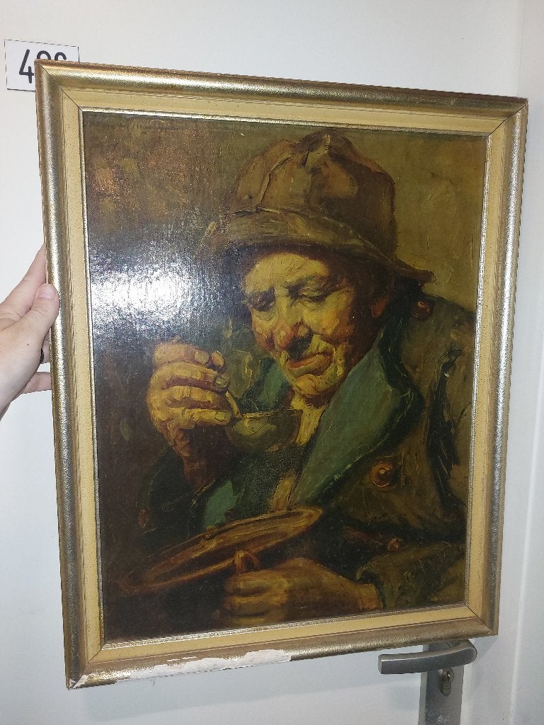 Antiek schilderij Willem van Nieuwenhoven, Antiek en Kunst, Kunst | Schilderijen | Klassiek, Ophalen, Gesigneerd, Portret of Personen