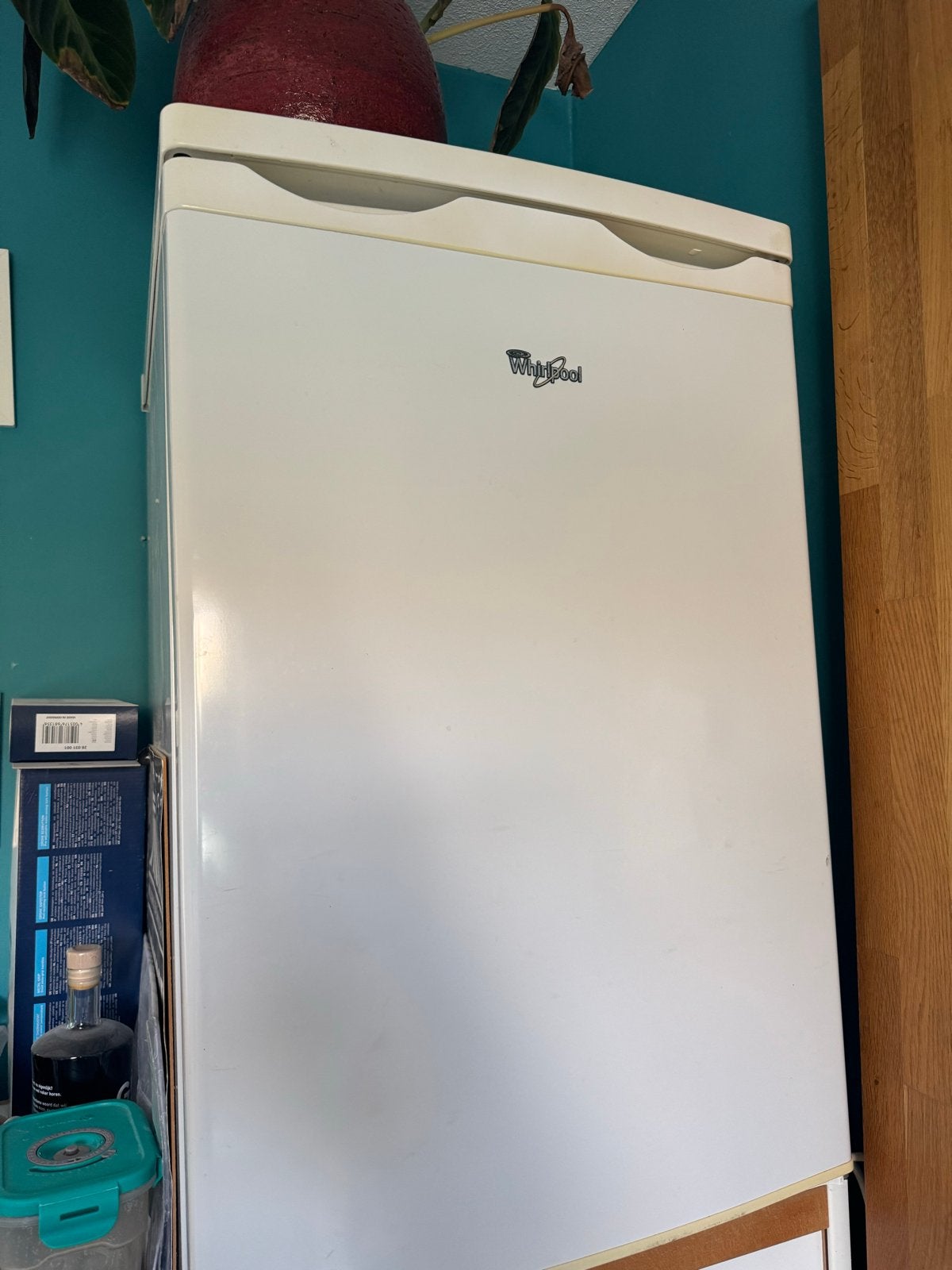 Whirlpool koelkast - Goede staat, Ophalen, 150 tot 200 liter, Gebruikt, 140 tot 160 cm