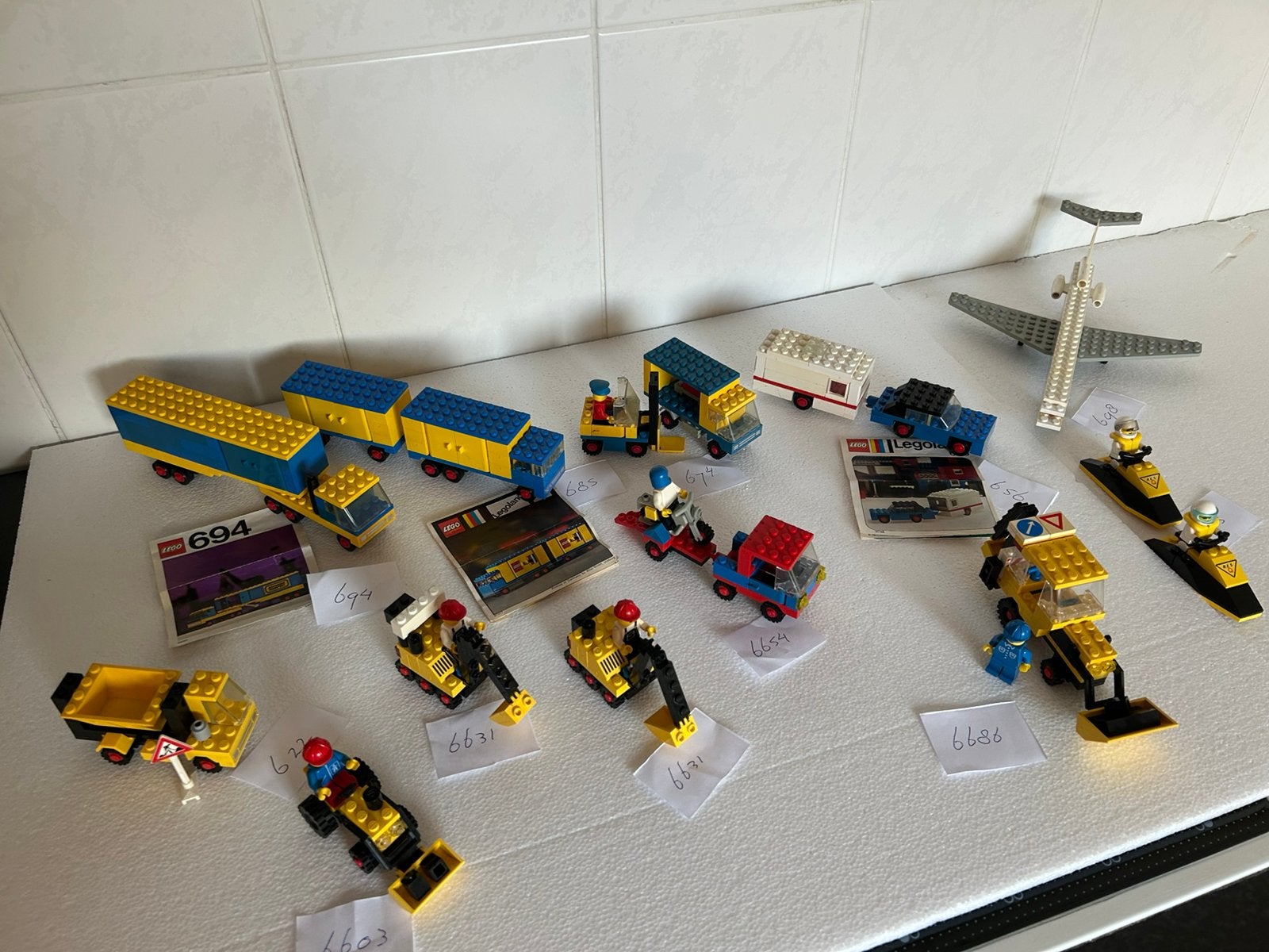 Oude Lego modellen. (13 totaal), Ophalen, Gebruikt, Lego