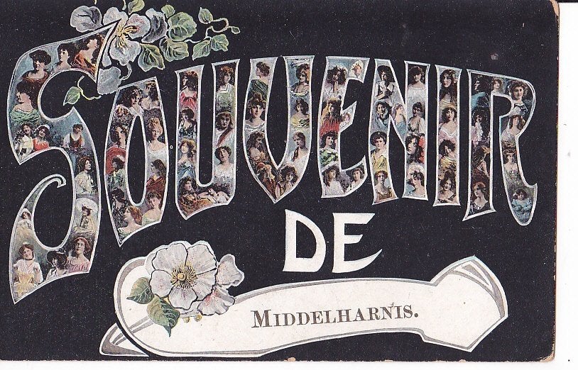 Middelharnis ( Souvenir), Ophalen of Verzenden, Voor 1920, Ongelopen, Noord-Holland