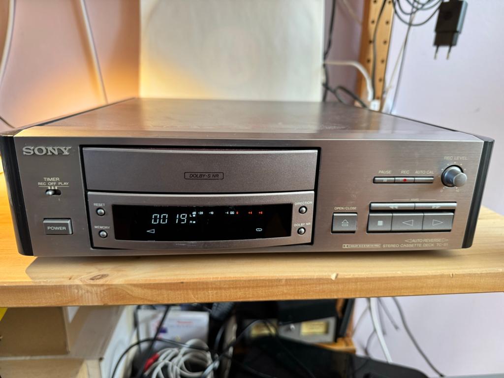 Sony TC-S1 Cassettedeck - nette staat, Ophalen, Enkel, Sony, Auto-reverse