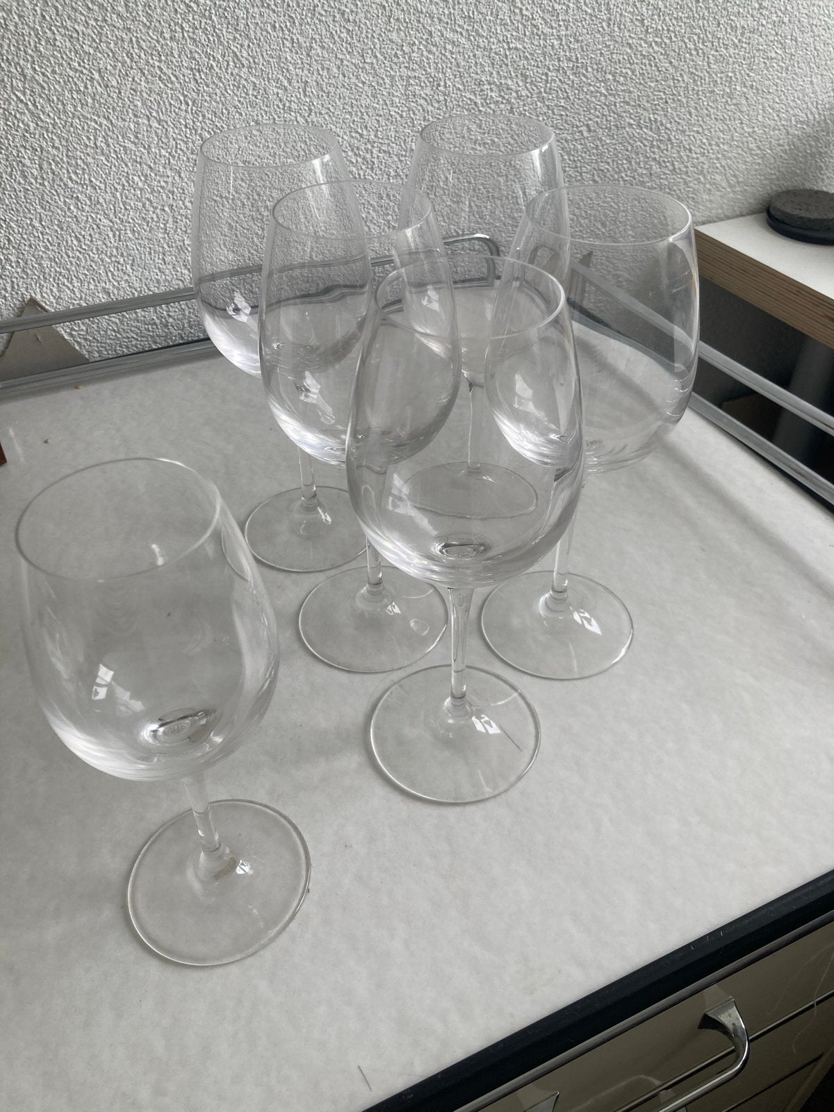 6 wijnglazen ( AH spaaractie ), Ophalen, Glas of Glazen, Gebruikt, Glas