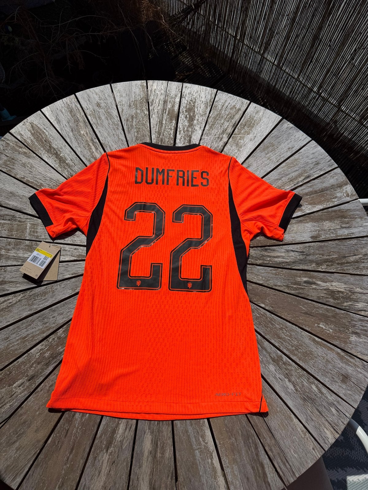 Nederlands Elftal Thuisshirt Dumfries #22, Maat S, Ophalen, Nieuw, Shirt