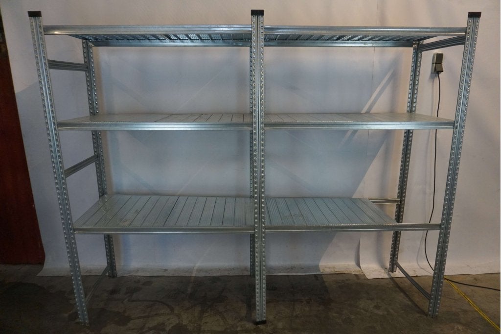 Metalin stelling stellingkast - 250 breed + extra, Gebruikt, Niet ingevuld, Niet ingevuld, Ophalen