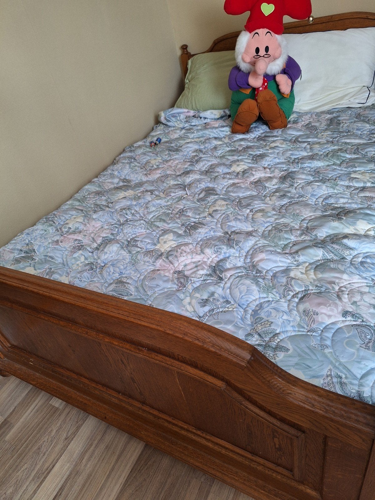 twijfelaar houten bed, Huis en Inrichting, Ophalen, Gebruikt, Twijfelaar