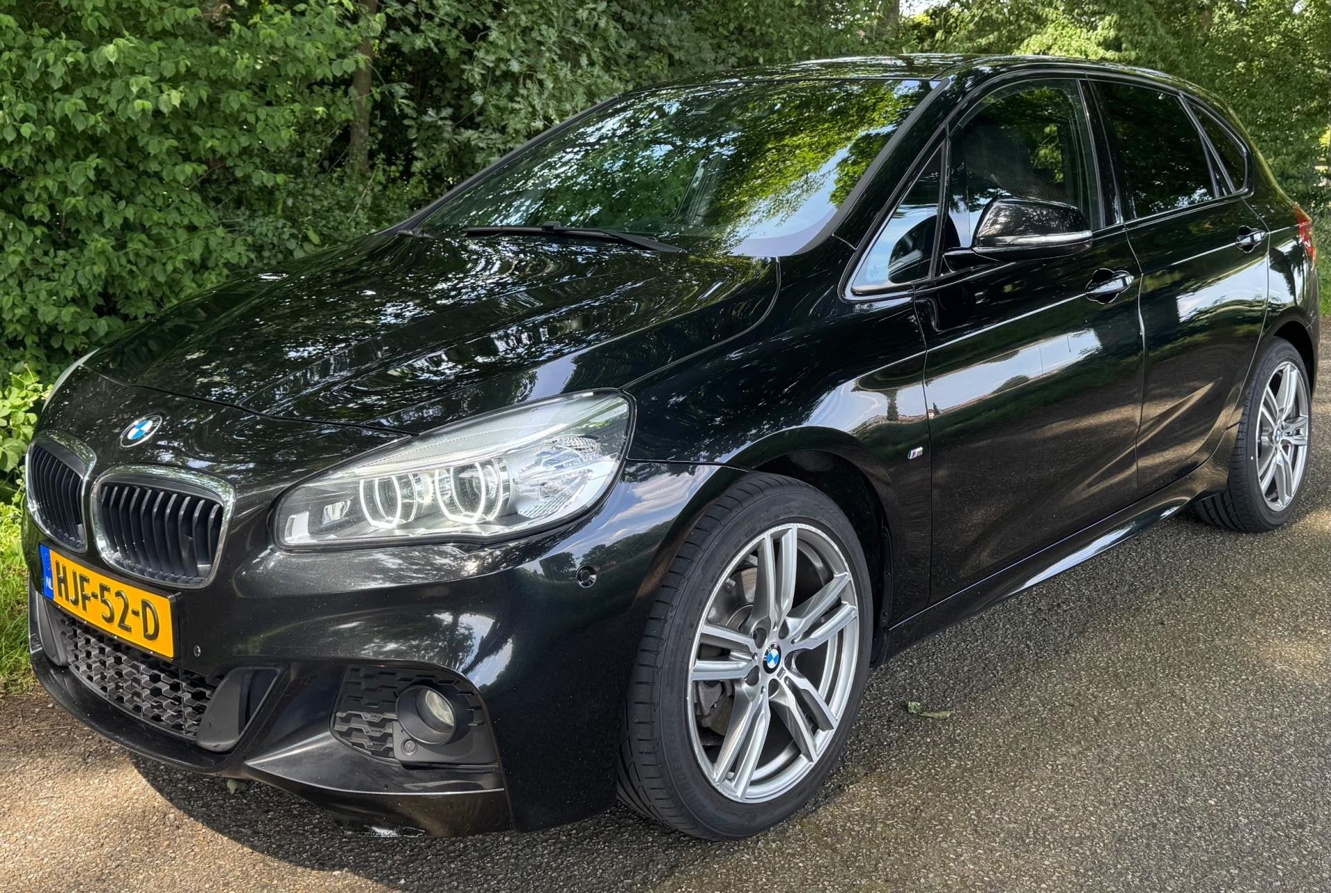 BMW 2-serie Active Tourer 220i High Executive M Performance, Auto's, 1998 cc, 730 kg, Gebruikt, Alcantara