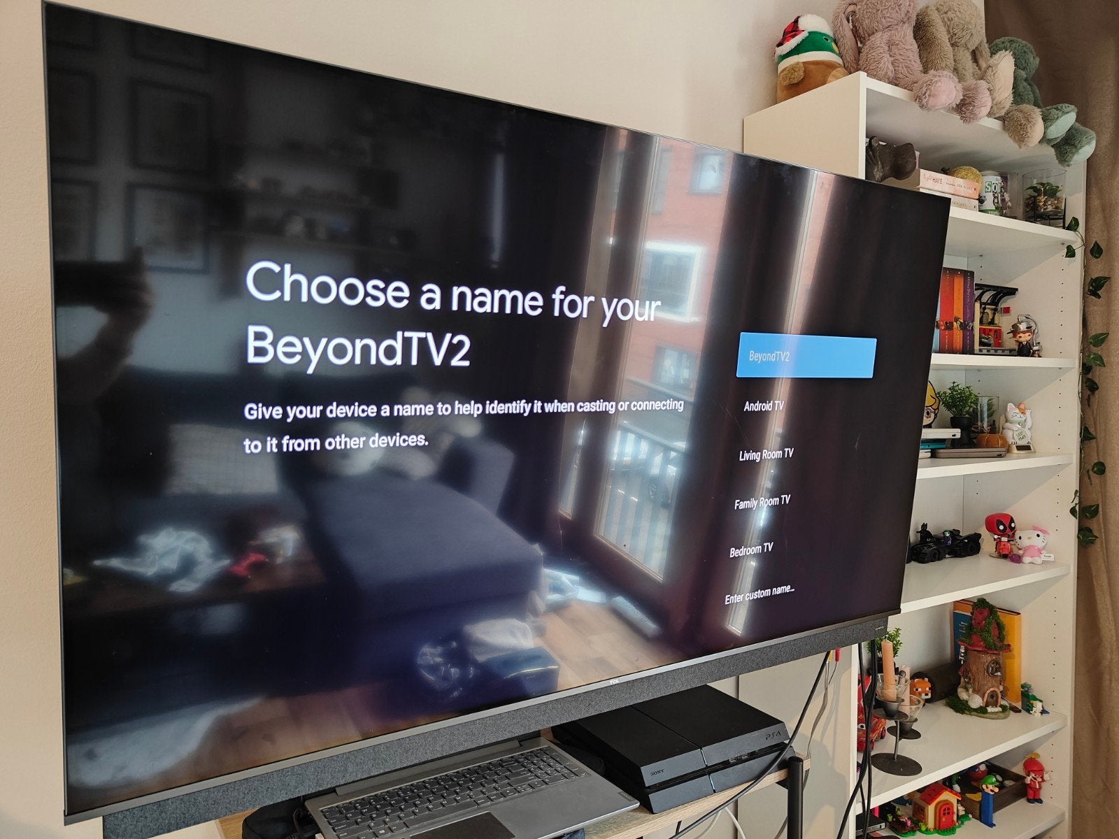 TCL smart android TV QLED 55 inch 55C815, QLED, 50 Hz, Zo goed als nieuw, 100 cm of meer