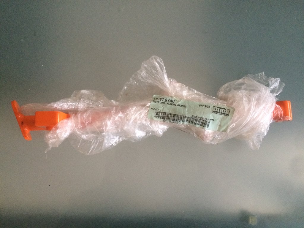 Buell zijstaander BLAZINGE ORANGE, nieuw voor buizenframes, Ophalen