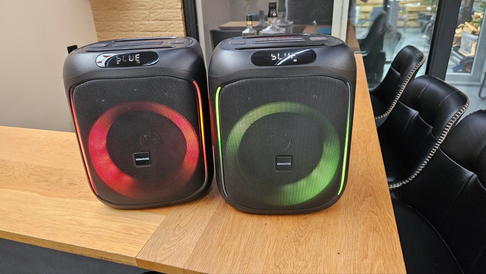 Kenwood partyspeakers (set)