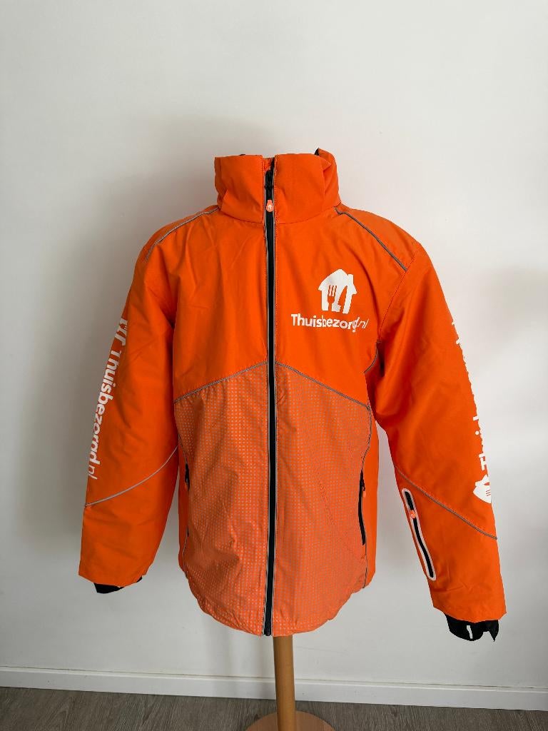 Nieuwe 2-in-1 jas  Thuisbezorgd - koeriersjas - maat M, Kleding | Heren, Ophalen of Verzenden, Nieuw, Maat 48/50 (M), Oranje