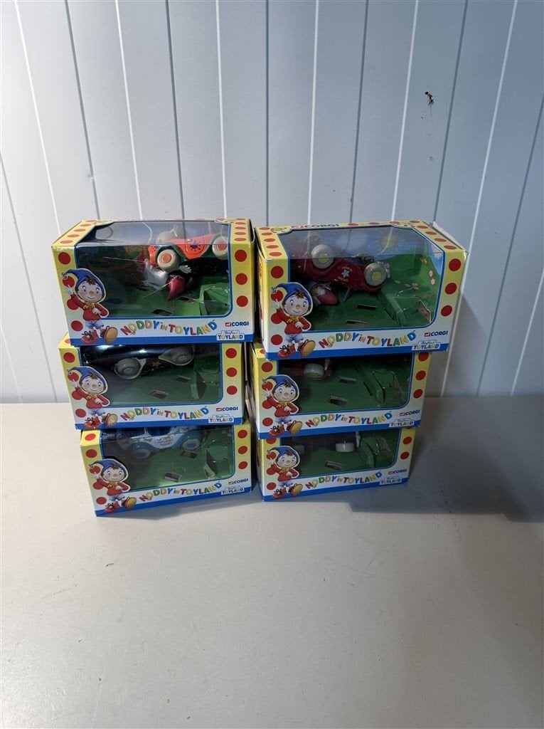 Corgi model autos - Noddy in Toyland - complete set, Ophalen of Verzenden, Zo goed als nieuw, Auto