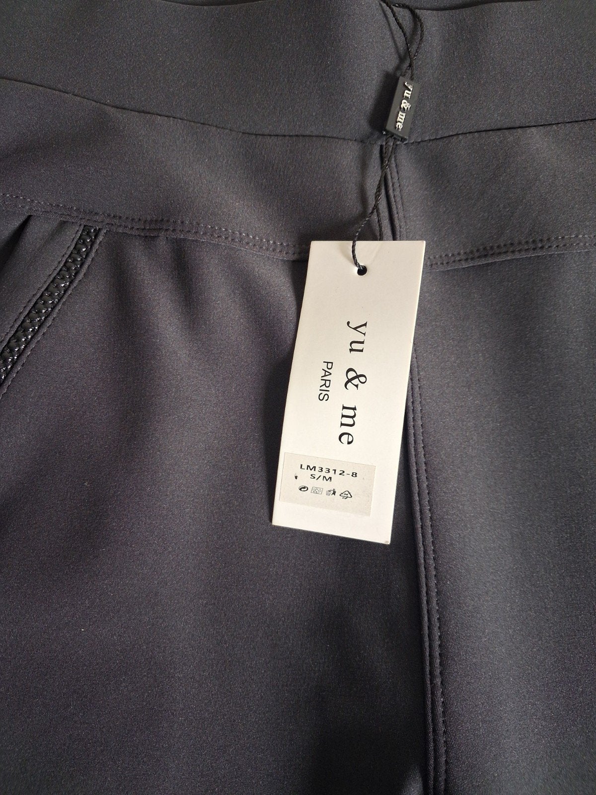 Nieuwe Yu & Me Paris Donkergrijze Broek Maat S/M, Kleding | Dames, Broeken en Pantalons, Nieuw, Ophalen of Verzenden, Yu & Me Paris