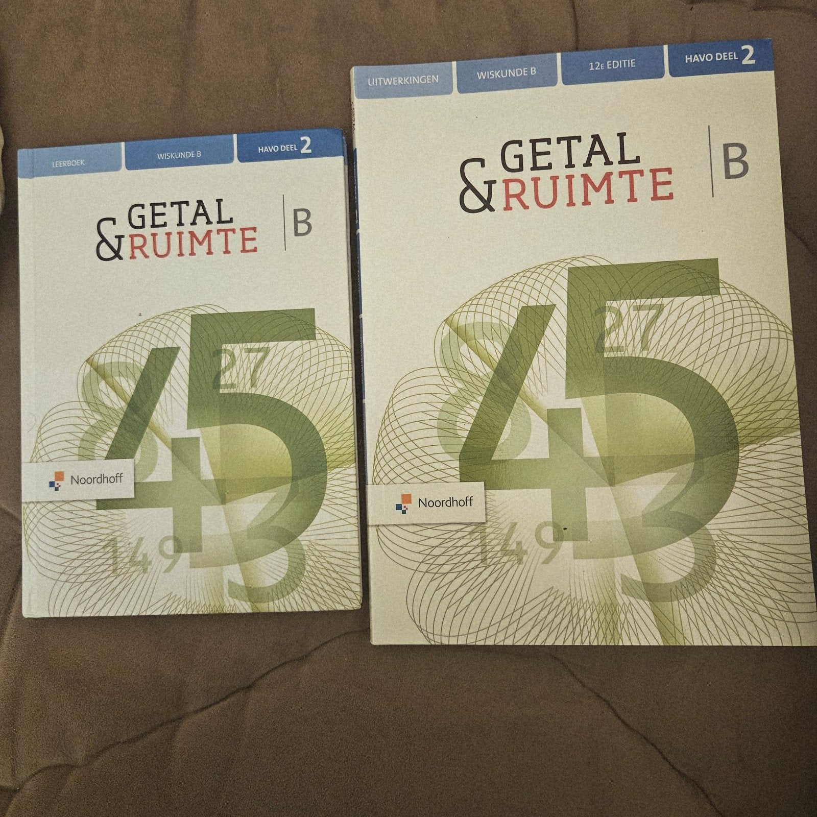Getal & Ruimte Wiskunde B HAVO deel 2 Leerboek/Uitwerkinge, Boeken, Ophalen of Verzenden, Zo goed als nieuw, HAVO, Wiskunde B