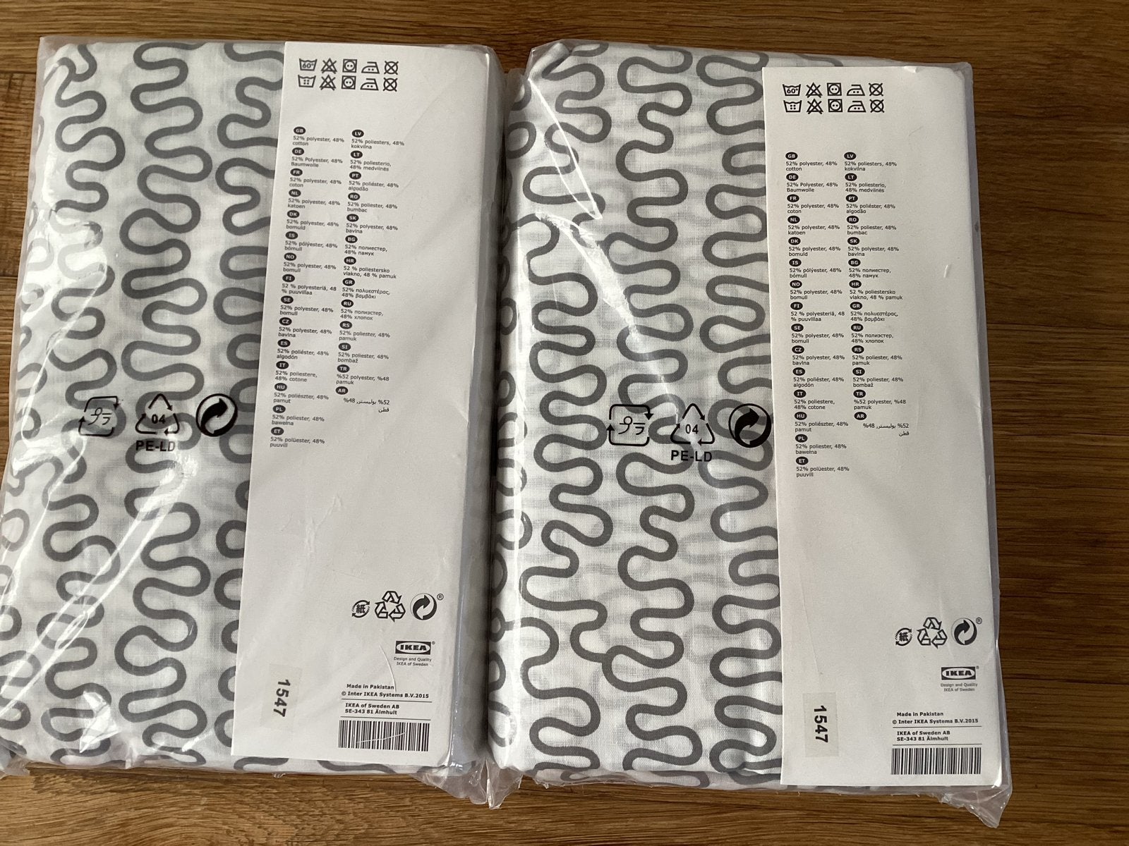Nieuw: 2 IKEA dekbedovertrekken 1.40x2.00, Huis en Inrichting, Slaapkamer | Beddengoed, Eenpersoons, Dekbedovertrek, Nieuw, Ophalen of Verzenden