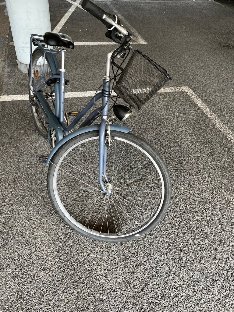 Decathlon Elops 120 Stadsfiets | 6 Versnellingen, Gebruikt, Velgrem, 47 tot 50 cm, Versnellingen