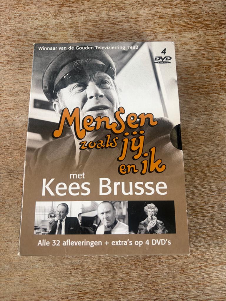Mensen zoals jij en ik - Kees Brusse (4 DVD Boxset), Ophalen, Gebruikt, Alle leeftijden, Boxset
