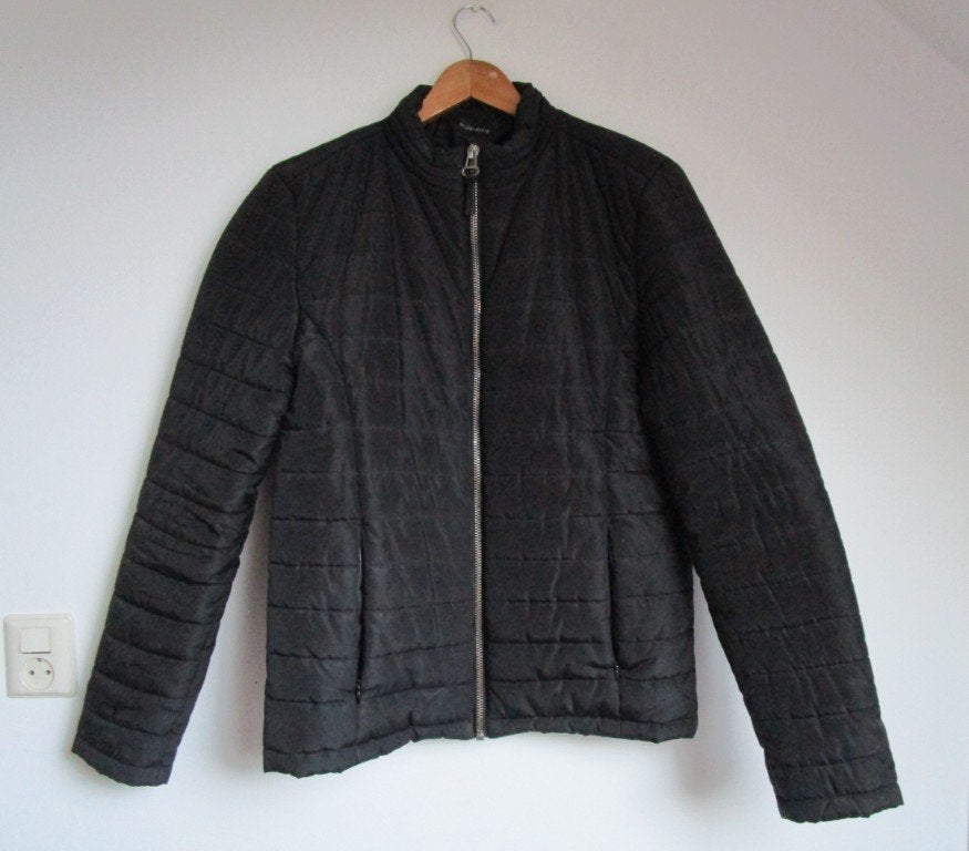 Nr.96: Mooie Winterjas Jas Jack van Pure White maat L, Maat 52/54 (L), Zwart, Nieuw, Ophalen of Verzenden