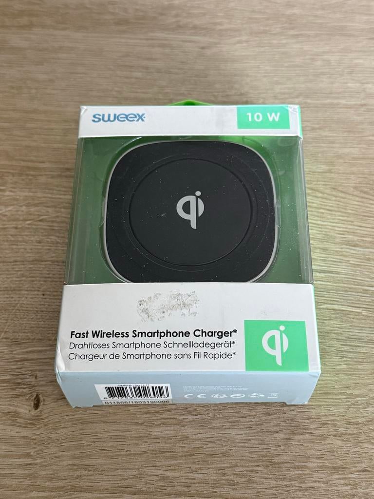 Sweex 10W Draadloze Snelle Smartphone Oplader, Ophalen of Verzenden, Zo goed als nieuw, Overige merken