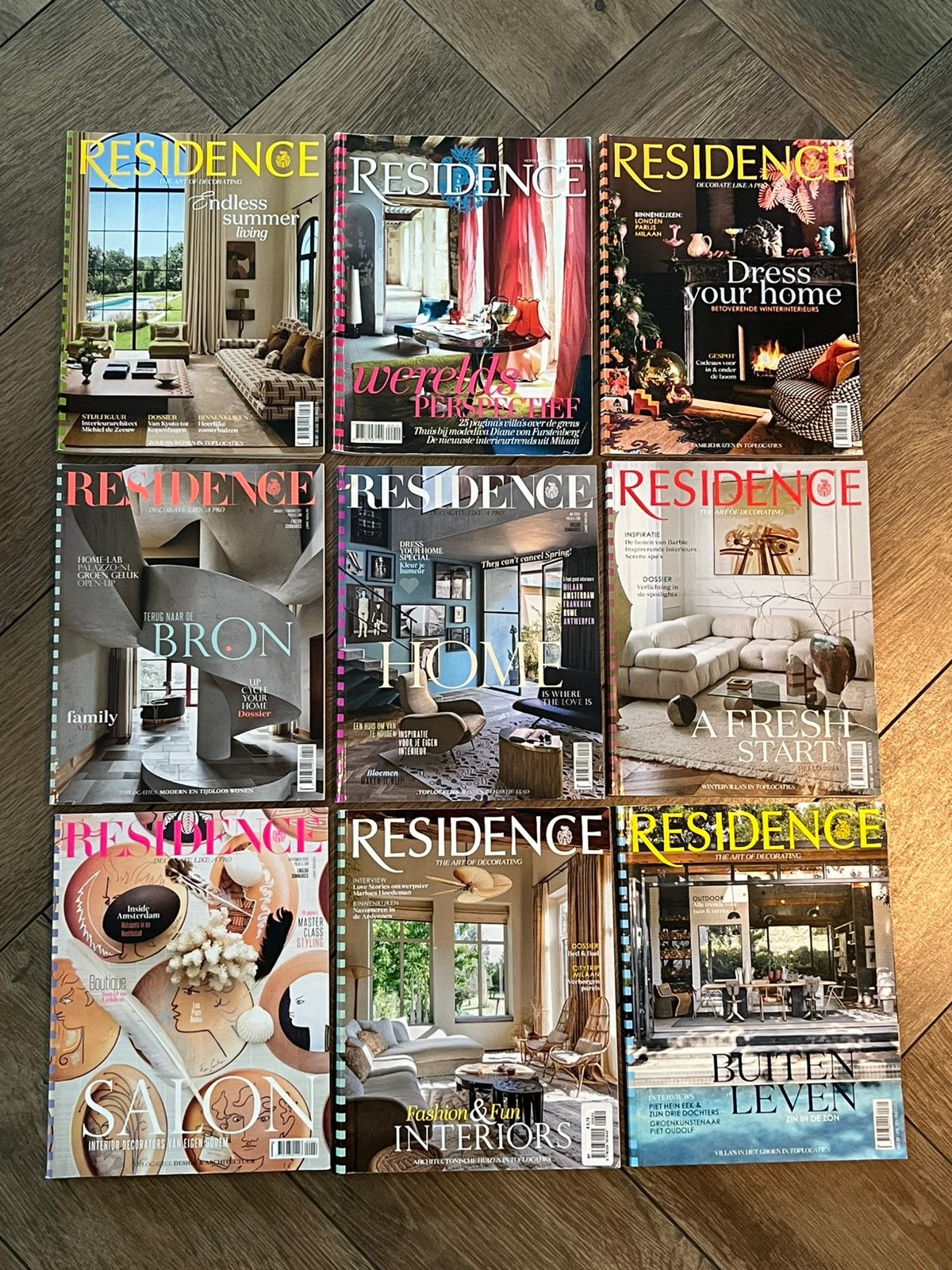 Residence luxe decoration magazines verzameling, Ophalen of Verzenden, Gelezen, Damesbladen