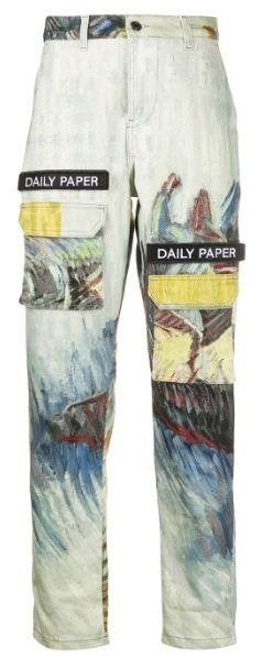 Daily Paper - Van Gogh Museum Amsterdam Cargo Pants, Overige kleuren, Maat 48/50 (M), Nieuw, Ophalen of Verzenden
