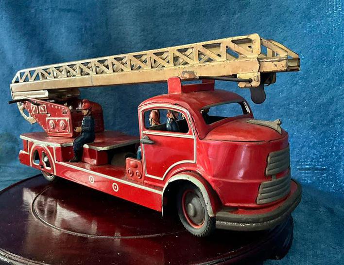 Zeldzame Antieke Blikken Brandweerwagen SG Neurenberg 1930, Ophalen of Verzenden
