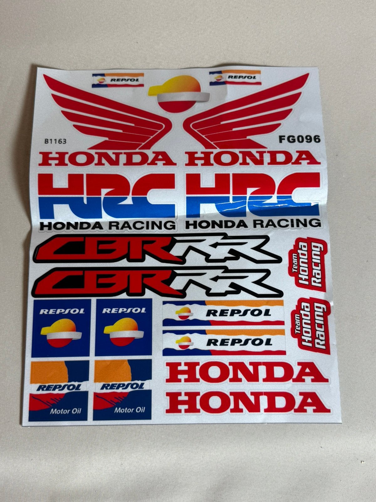 Honda stickers logo en HRC, Ophalen of Verzenden