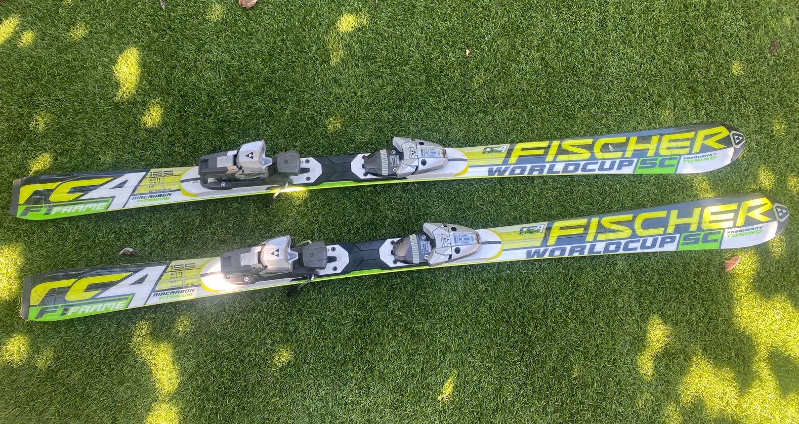Fischer worldcup RC4 skis 155cm, 140 tot 160 cm, Fischer, Ophalen of Verzenden, Zo goed als nieuw