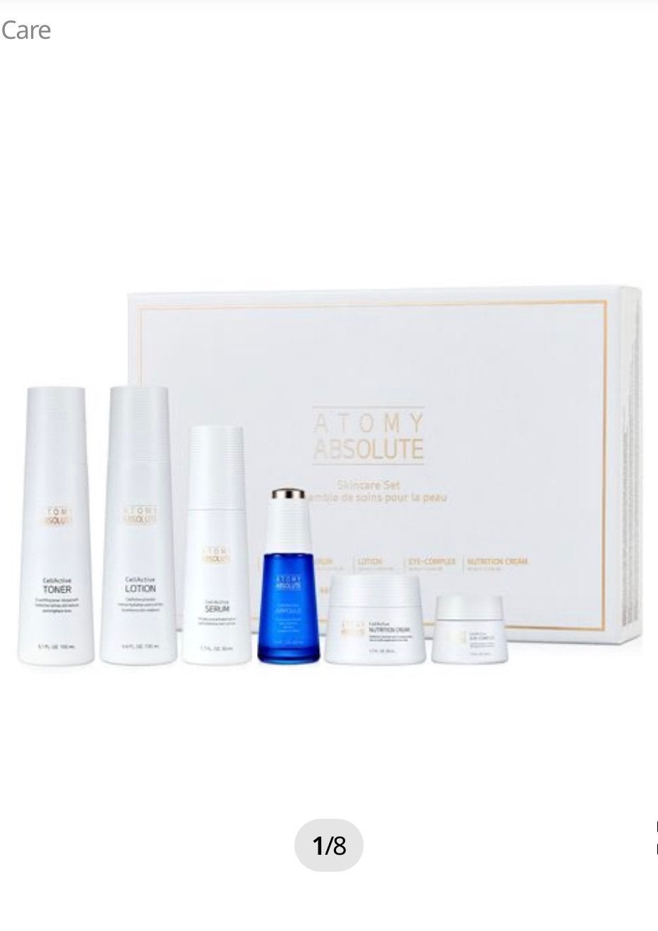 Atomy Absolute Skincare Set - Complete Huidverzorging, Ophalen of Verzenden, Nieuw, Gehele gezicht, Verzorging