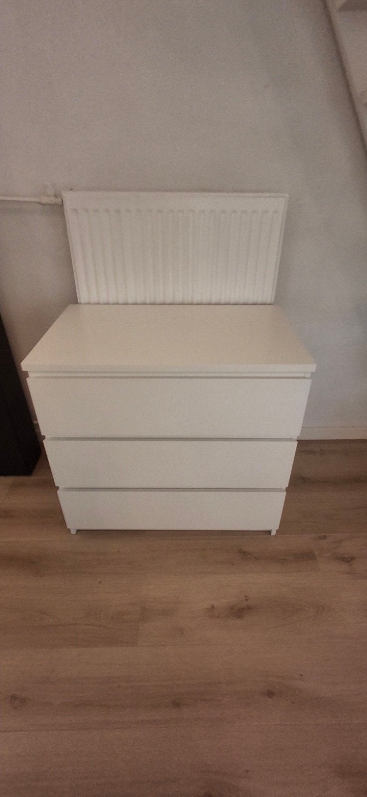 IKEA MALM
Chest of 3 drawers, white, 80x78 cm, Ophalen, Gebruikt, 50 tot 100 cm, 3 of 4 laden