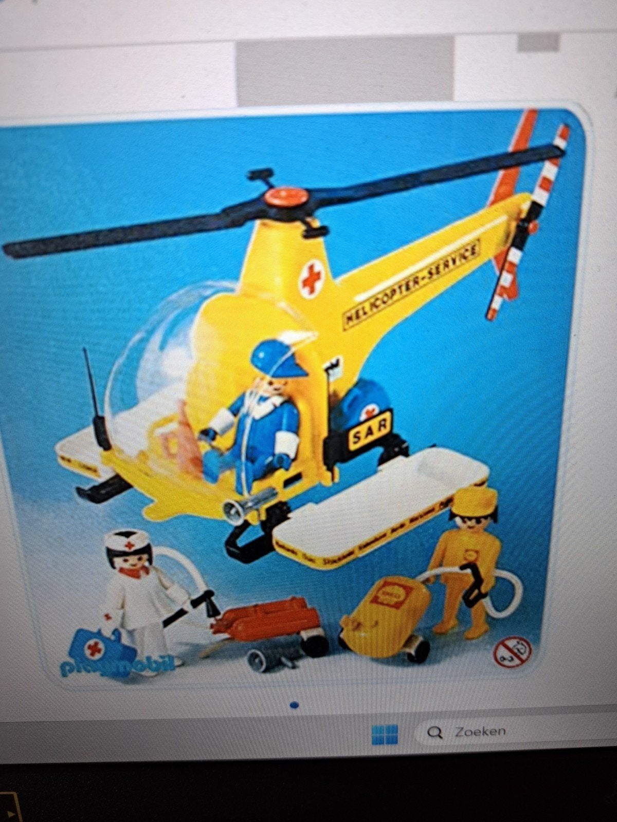 playmobil helikopter schip vintage nieuw, Ophalen of Verzenden