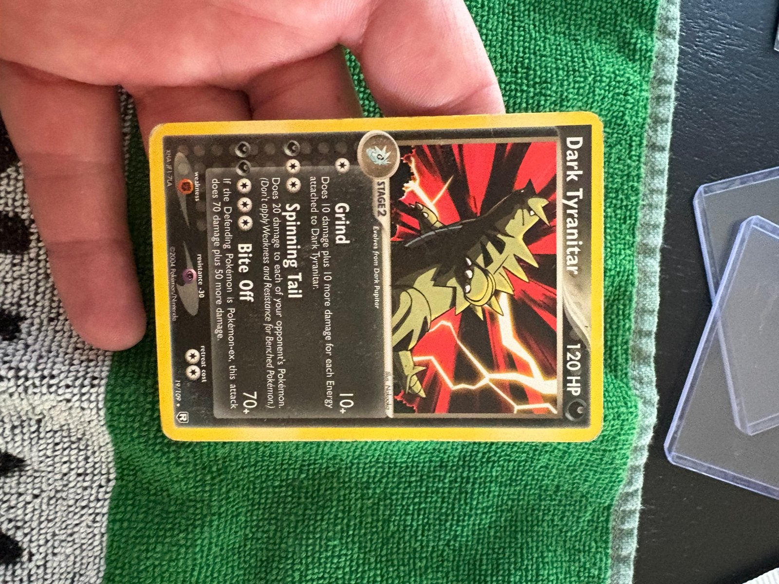 Dark tyranitar rocket returns, Ophalen of Verzenden, Zo goed als nieuw, Meerdere kaarten, Foil