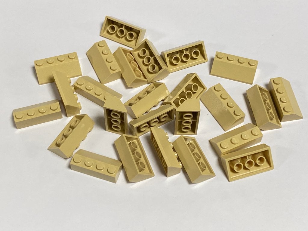 Partij 25x nieuwe 2x4 Lego dakpannen in diverse kleuren, Overige thema's, Lego, Nieuw, Ophalen of Verzenden