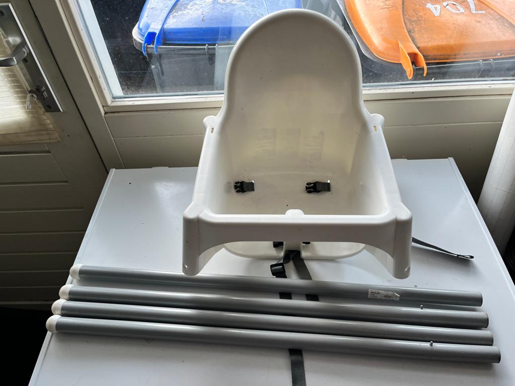 IKEA Antilop kinderstoel met blad, Ophalen, Gebruikt, Overige typen, Afneembaar eetblad