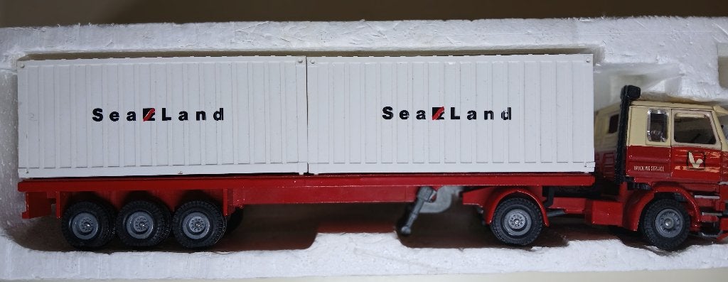 Tekno 1: 50, Ophalen of Verzenden, Zo goed als nieuw, Bus of Vrachtwagen, Tekno