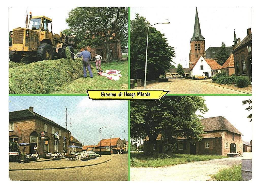 37287 Hooge Mierde N Br 1979 Gelopen met postzegel, Verzamelen, Ansichtkaarten | Nederland, Ophalen of Verzenden, 1960 tot 1980
