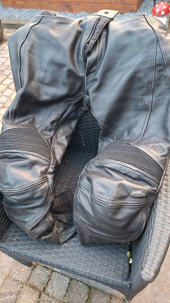 Leren motorbroek, Overige merken, Broek | leer, Heren, Ophalen of Verzenden