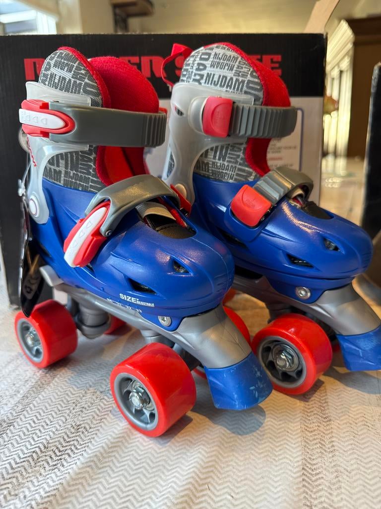 Nieuwe Nijdam junior rolschaatsen verstelbaar (30-33), Ophalen of Verzenden, Zo goed als nieuw, Nijdam