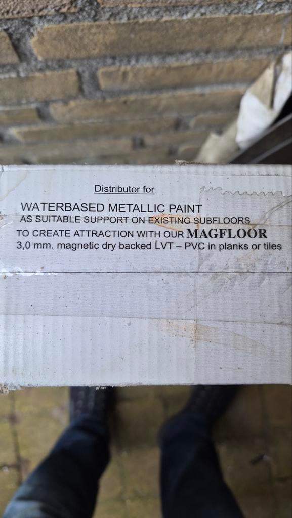MAGFLOOR LVT PVC Vloerdelen - 3.0 mm, magnetisch, Ophalen, Kunststof, 50 tot 150 cm, Nieuw