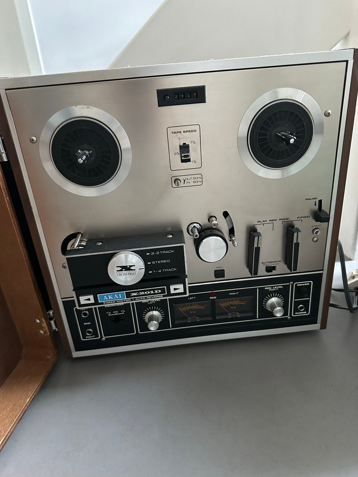 Akai X-201D Bandrecorder - Vintage Stereo Tapedeck, Audio, Tv en Foto, Bandrecorders, Ophalen, Bandrecorder
