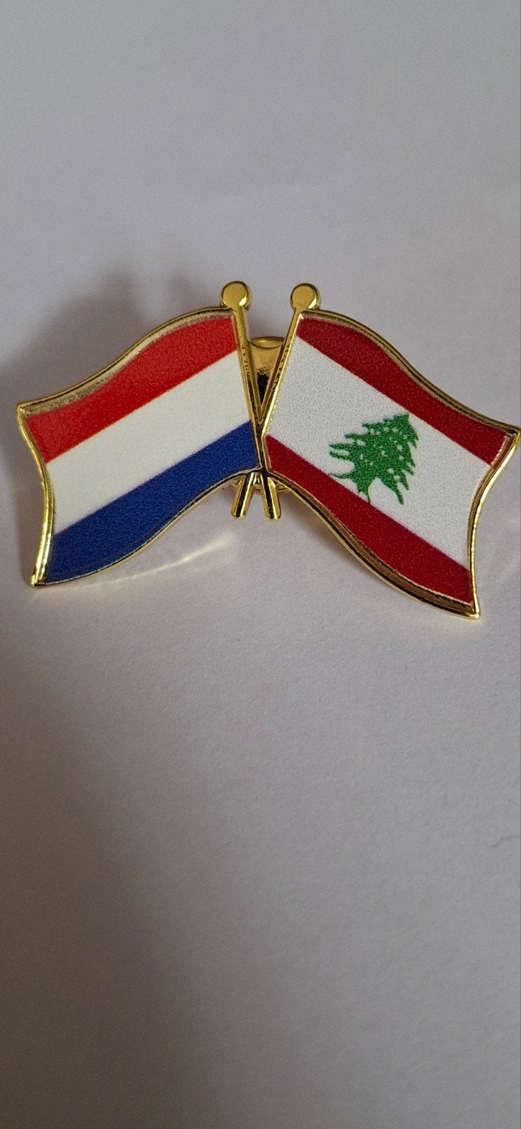 Pin unifil Libanon, Ophalen of Verzenden, Landmacht, Nederland, Embleem of Badge
