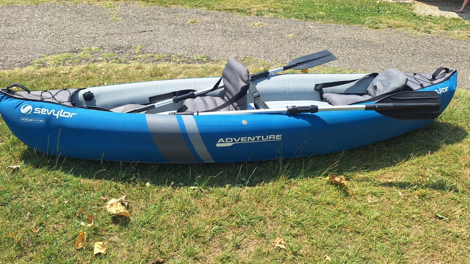 Sevylor Adventure Kajak - Opblaasbaar en Compleet, Watersport en Boten, Kajaks, Ophalen, Opblaasbaar, Zo goed als nieuw, 2-persoons