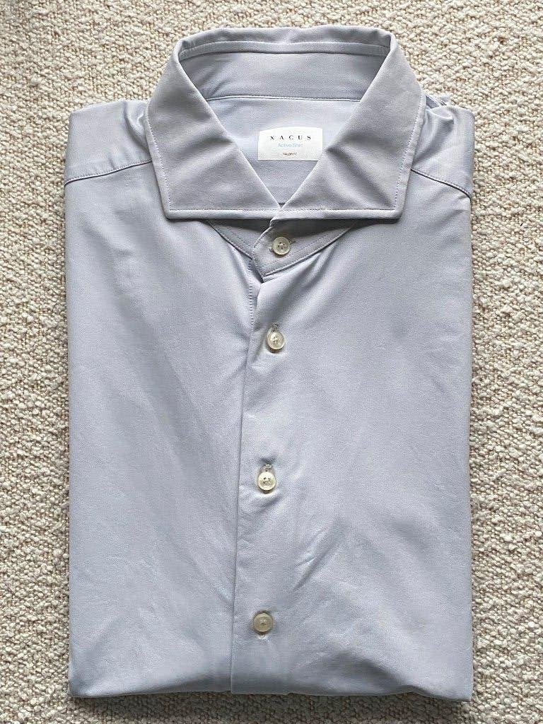 XACUS overhemd Tailor fit strijkvrij maat 17/43, Kleding | Heren, Overhemden, Ophalen of Verzenden, Zo goed als nieuw, Halswijdte 43/44 (XL)
