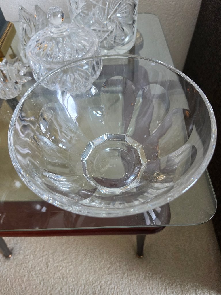 Villeroy & Boch kristallen glazen schaal - 22 cm, Ophalen, Overige materialen, Gebruikt, Schaal