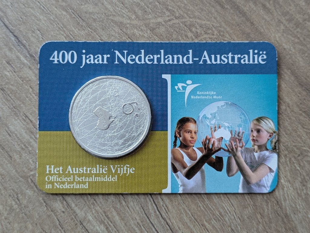 Het Australië Vijfje, Postzegels en Munten, Munten | Nederland, Losse munt, Euro's, Koningin Beatrix, Zilver, Ophalen