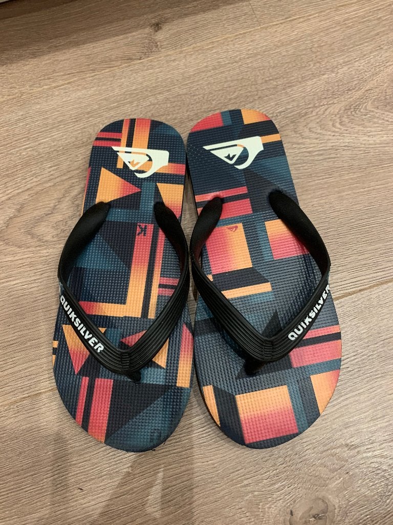 Quiksilver oranje blauw teenslippers slipppers maat 36, Jongen of Meisje, Overige typen, Nieuw, Ophalen of Verzenden