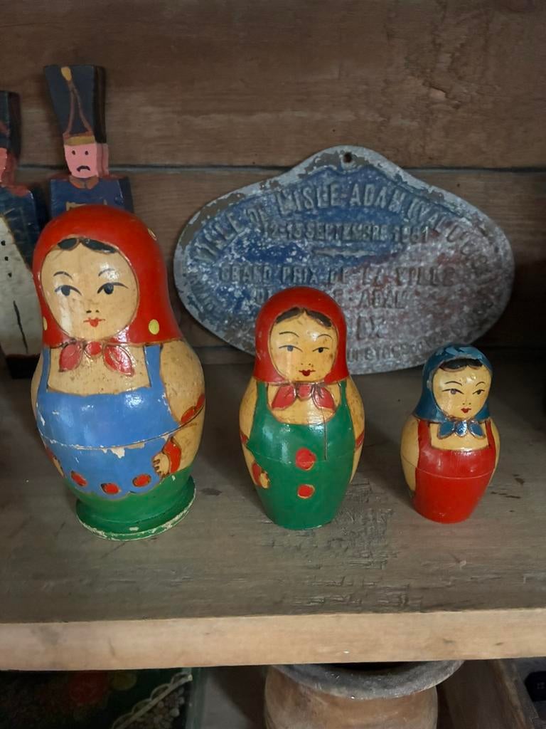 Setje oude matroeska, Ophalen of Verzenden, Zo goed als nieuw